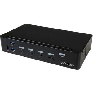 StarTech.com 4-Poorts DisplayPort KVM Switch USB 3.0 4K 30Hz