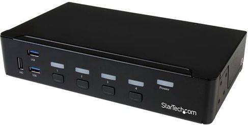 StarTech.com 4-Poorts DisplayPort KVM Switch USB 3.0 4K 30Hz