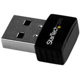 StarTech USB DUAL-BAND WI-FI ADAPTER (USB 2.0), Netwerkadapter, Zwart