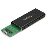 StarTech.com M.2 NGFF SATA Behuizing - USB 3.1 - Zwart, Zilver - Aluminium - 600 MBps