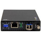 StarTech - Gigabit Ethernet naar Glasvezel Media Converter - SM LC - 20 km
