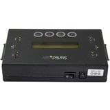 StarTech.com HDD-Duplicator - Zwart - Staal - 2 Kopieën - LCD Beeldscherm