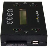 StarTech.com HDD-Duplicator - Zwart - Staal - 2 Kopieën - LCD Beeldscherm