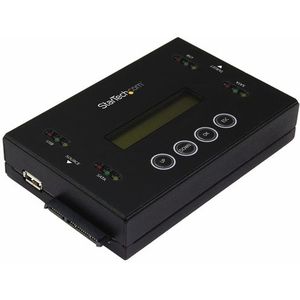 StarTech.com HDD-Duplicator - Zwart - Staal - 2 Kopieën - LCD Beeldscherm