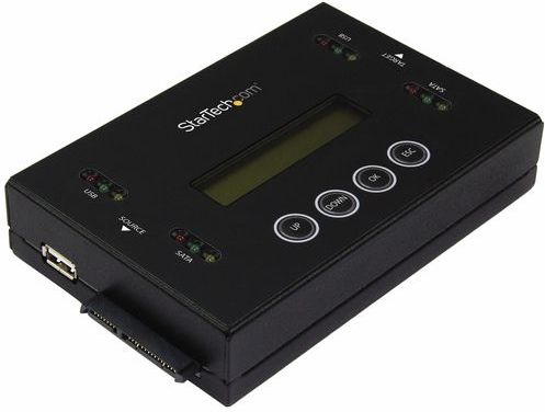 StarTech.com HDD-Duplicator - Zwart - Staal - 2 Kopieën - LCD Beeldscherm
