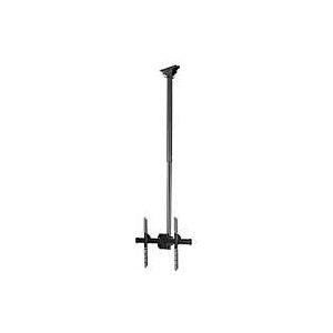 StarTech TV Plafondbeugel, Full-Motion Universele Ophangbeugel, Hangende VESA Beugel voor Single 32”-75 inch TVs / Displays, Kantelen/Zwenken, In hoogte verstelbare telescopische paal