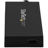 StarTech.com 4 Port USB 3.0 Hub - USB Type-A met 3x USB-A en 1x USB-C Poorten SuperSpeed, USB Busvoeding, USB 3.2 Gen 1 (5Gbps) Adapter Hub, Draagbare Laptop USB Hub