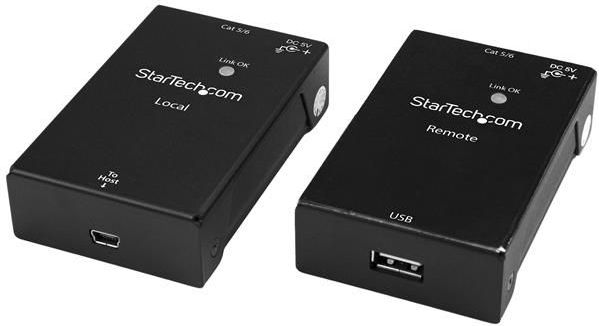 StarTech.com 1-Poorts USB 2.0 over -Cat5 of -Cat6 extender kit 50 m