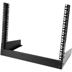 2-Posten Rack - 8 Rackunits - Massief Staal - EIA-310 Standaarden - Vrijstaand