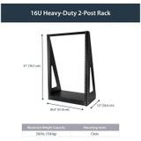 StarTech - Zwaar Rek - Zwart - 16U (16 HE) - Serverkast