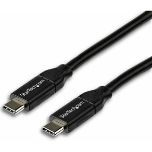 StarTech USB-C naar USB-C kabel met 5A/100W Power Delivery - M/M - 2 m - USB 2.0 - USB-IF certificatie