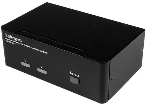 StarTech.com 2 poorts DisplayPort dual-monitor KVM switch 4K 60Hz