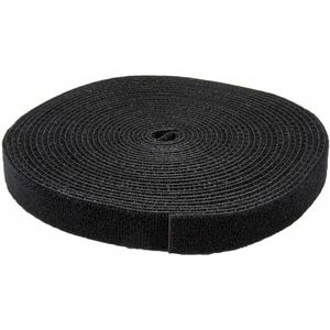 StarTech Klittenband kabelbinder - 7,5 m rol - zwart