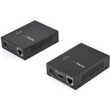 StarTech.com 1 Port Gigabit PoE Injector & Splitter Kit, 60W High Power over Ethernet Injector 100m/12-24V DC Splitter 802.3bt Midspan Single Port Ultra PoE LAN/RJ45 Security/Monitoring