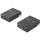 StarTech.com 1 Port Gigabit PoE Injector & Splitter Kit, 60W High Power over Ethernet Injector 100m/12-24V DC Splitter 802.3bt Midspan Single Port Ultra PoE LAN/RJ45 Security/Monitoring