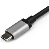 StarTech.com 2.5GbE USB C naar Ethernet Adapter NBASE-T NIC, USB 3.0 Type C 2.5/1 Gigabit/100 Mbps Multi Speed Netwerk, USB 3.1 Laptop naar RJ45/LAN, Thunderbolt 3 Compatibel, MacBook Pro Surface