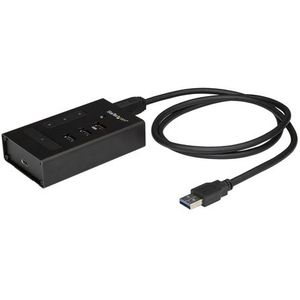 4-Poorts USB Hub - USB 3.2 Gen 1 - Zwart - Voor Laptop/PC