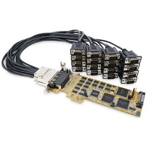 StarTech - Pci Express Kaart - 16-Poorts - Controlekaart - Voeg 16 RS232 poorten toe
