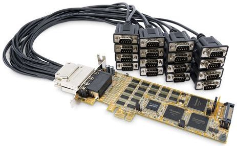 StarTech - Pci Express Kaart - 16-Poorts - Controlekaart - Voeg 16 RS232 poorten toe