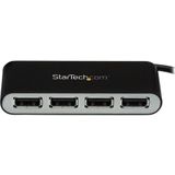 StarTech USB Hub ST4200MINI2 - Zwart - 4 Poorten - USB 2.0