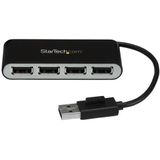 StarTech USB Hub ST4200MINI2 - Zwart - 4 Poorten - USB 2.0
