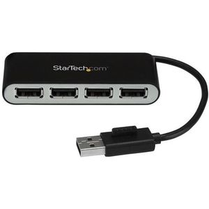 StarTech USB Hub ST4200MINI2 - Zwart - 4 Poorten - USB 2.0