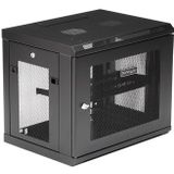 StarTech - 9U Serverkast - Wand Monteerbaar - Diepte tot 43 cm - Scharnierende Behuizing