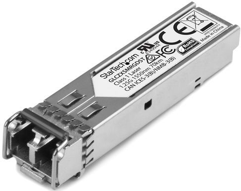 StarTech - GLC-ZX-SM-RGD - Glasvezel SFP Module - 1000Base-ZX - SM LC - 70 km