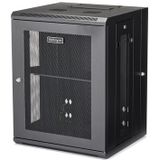 Startech - RK1520WALHM - Rackkast - 15U - 40.89 cm - Wandmontage - Zwart
