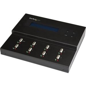 StarTech USB Duplicator - 1:7 - USB Sticks - Flash Drive Duplicator (USB A), Docking station + USB-hub, Zwart