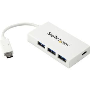 USB-C Hub - 4-Poorts - USB 3.0 - Compact - Met USB-A - Voor Laptops