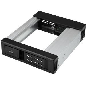 Hot-Swap Bay - 3,5 Inch - SATA/SAS - Trayless Design - 5,25 Inch Front Drive Bay