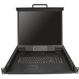 StarTech - 1U 8 Poorts VGA Rackmonteerbare KVM Console - 19 Inch - Ruimtebesparend