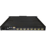 StarTech - 1U 8 Poorts VGA Rackmonteerbare KVM Console - 19 Inch - Ruimtebesparend
