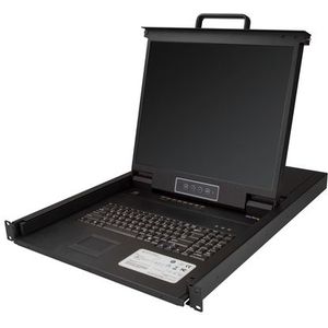 StarTech - 1U 8 Poorts VGA Rackmonteerbare KVM Console - 19 Inch - Ruimtebesparend