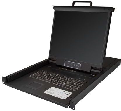StarTech - 1U 8 Poorts VGA Rackmonteerbare KVM Console - 19 Inch - Ruimtebesparend