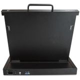StarTech - 1U Enkele Server KVM Console - Zwart - Inclusief VGA Kabel en Montagemateriaal