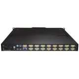 StarTech - 1U 16 Poorts KVM Console - 19 Inch - Rackmontage - LCD Scherm