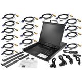 StarTech - 1U 16 Poorts KVM Console - 19 Inch - Rackmontage - LCD Scherm