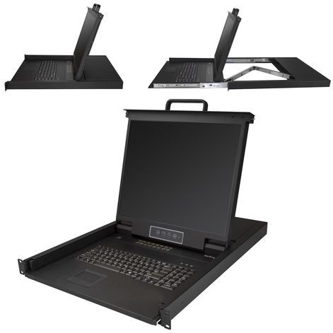 StarTech - 1U 16 Poorts KVM Console - 19 Inch - Rackmontage - LCD Scherm