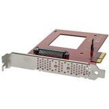 U.2 naar PCIe Adapter - NVMe SSD - 2,5 inch - High-Speed - Intel 750 Compatibel