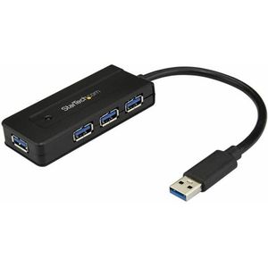 StarTech.com 4 poorts USB 3.0 hub - mini hub met oplaadpoort