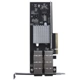 StarTech.com 2 port PCI Express 40G QSFP+ Netwerkkaart, Intel XL710 Open QSFP+ Converged Adapter, PCIe 40 Gigabit Ethernet Server NIC, 40GbE Glasvezel LAN Kaart, Dell PowerEdge HPE ProLiant