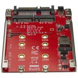 StarTech - Dual M.2 naar SATA Adapter - RAID - Voor 2.5 Inch Bay