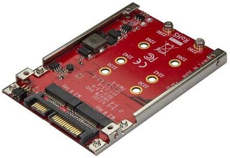 StarTech - Dual M.2 naar SATA Adapter - RAID - Voor 2.5 Inch Bay