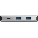 StarTech 4-poorts USB-C hub (USB-C, 4 Havens), Docking station + USB-hub, Zwart, Grijs