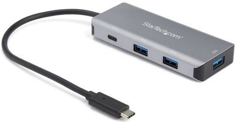 StarTech.com 4 Port USB-C Hub met 3x USB-A & 1x USB-C - SuperSpeed 10Gbps USB Type-C 3.2 Gen 2 Hub - USB Bus Powered - Compacte USB-C naar USB Laptop Adapter Hub - Aluminum - Comp. met TB3