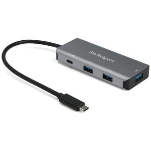 StarTech.com 4 Port USB C Hub (10Gbps) met 3x USB-A & 1x USB-C - 100W Power Delivery Passthrough - Compacte USB 3.2 Gen 2 Type C Laptop Adapter - Compatibel met TB3
