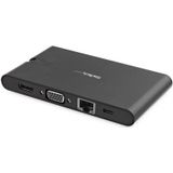 StarTech DKT30CHVSCPD (USB C), Docking station + USB-hub, Zwart