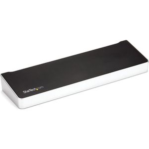 StarTech.com USB-C Dockingstation - Drei 4K Monitor Docking station mit zwei DisplayPort & HDMI - 100W Power Delivery - USB-C, 4x USB-A Hub - USB 3.1 Gen 1 Typ-C Dock - Windows & Mac (DK30CH2DEPUE) - Dockingstation - USB-C - HDMI, DP - GigE - TAA-...